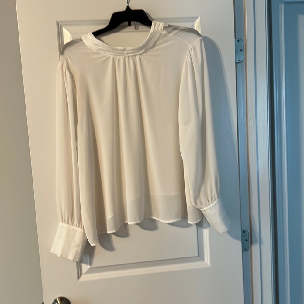 Sheer white blouse you will love